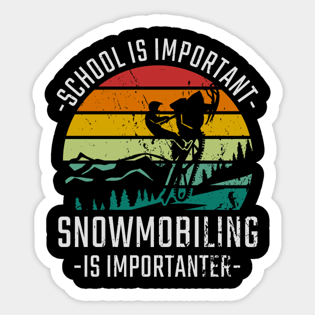 Snowmobiling Snowmobile Sticker by Shiva121